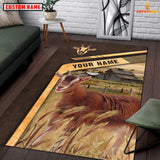 Joycorners Personalized Name Goat On The Meadow Rug