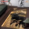 Joycorners Personalized Name Black Angus On The Meadow Rug