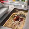 Joycorners Personalized Name Texas Longhorn On The Meadow Rug