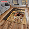 Joycorners Personalized Name Texas Longhorn On The Meadow Rug