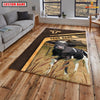 Joycorners Personalized Name Holstein On The Meadow Rug