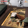 Joycorners Personalized Name Hereford On The Meadow Rug