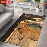 Joycorners Personalized Name Limousin On The Meadow Rug