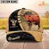 Joycorners Custom Name Swedish Red Cattle 3D Cap