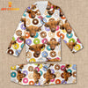 Joycorners Highland Cattle Cattle Cookies Pattern 3D Pajamas