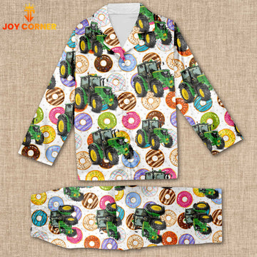 Joycorners Tractor Cookies Pattern 3D Pajamas