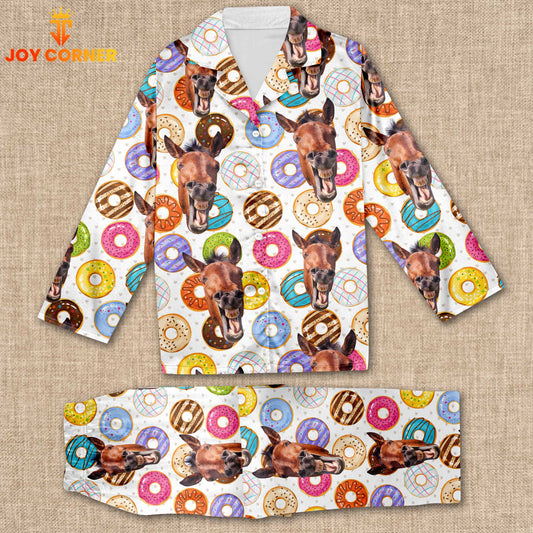 Joycorners Horse Cookies Pattern 3D Pajamas