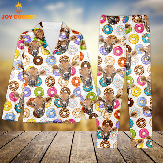 Joycorners Jersey Cookies Pattern 3D Pajamas