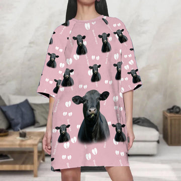 Joycorners Black Angus 3D Sleep Tee