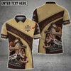 Joycorners Mechanic Custom Name Leather Pattern Printed 3D Shirt