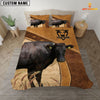 Joy Corners Polled Wagyu Pattern Customized Name 3D Bedding Set
