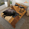 Joy Corners Polled Wagyu Pattern Customized Name 3D Bedding Set