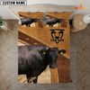 Joy Corners Polled Wagyu Pattern Customized Name 3D Bedding Set