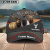 Joycorners Hunting Customized Name And Metal 3D Classic Cap