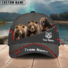 Joycorners Hunting Customized Name And Metal 3D Classic Cap