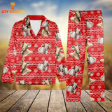 Joycorners Goat Christmas Pattern 3D Pajamas