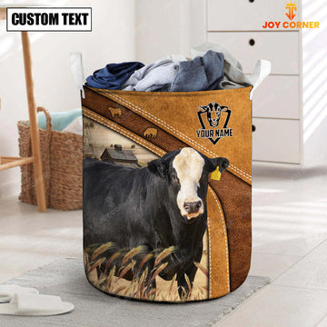 Joycorners Sim Angus Cattle Brown Custom Name Basket