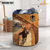 Joycorners Jersey Cattle Brown  Custom Name  Basket