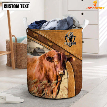 Joycorners Santa Gertrudis Cattle Brown  Custom Name  Basket