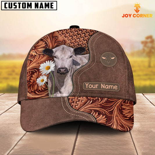 Joycorners Speakle Park Brown Vintage Pattern Customized Name 3D Cap