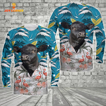 Joycorners Black Angus Wave  Long Sleeve Shirt