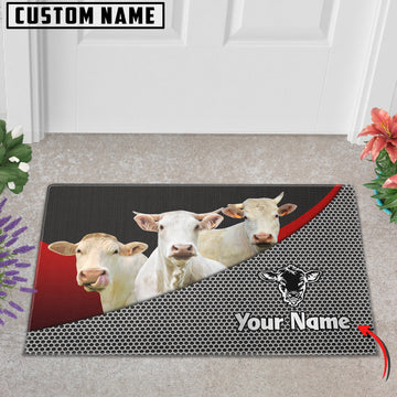 Joycorners Charolais Metal Pattern Doormat