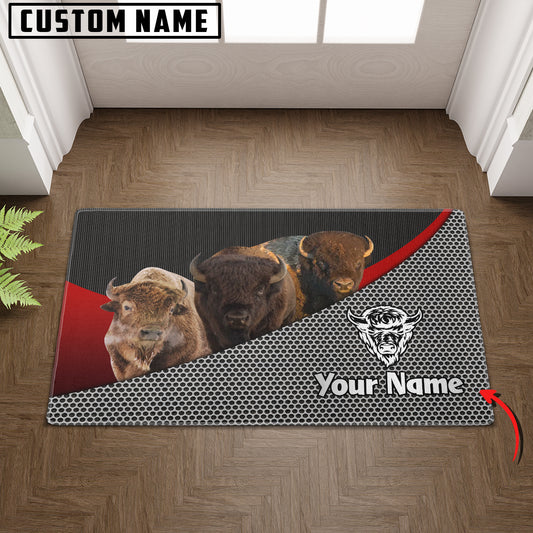 Joycorners Bison Metal Pattern Doormat