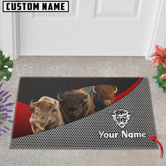 Joycorners Bison Metal Pattern Doormat