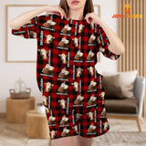 Joycorners Hereford Red Caro 3D Short Pajamas