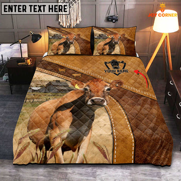 Joycorners Jersey On Farm Quilt Bedding Set