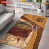 Joycorners Personalized Goat In Field Farmhouse Rug