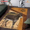 Joycorners Personalized Donkey In Field Farmhouse Rug