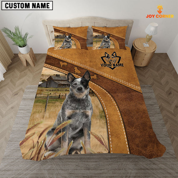 Joy Corners Australian Cattle Dog Customized Name 3D Bedding Set