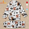 Joycorners Short Horn Cattle Pattern 3D Pajamas