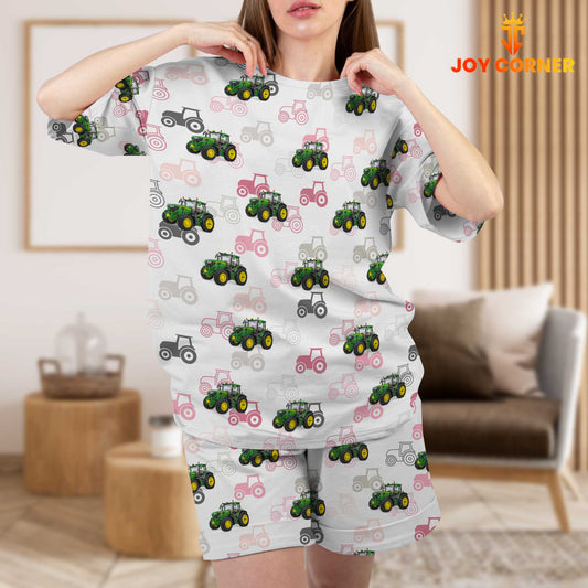 Joycorners Tractor 3D Short Pajamas