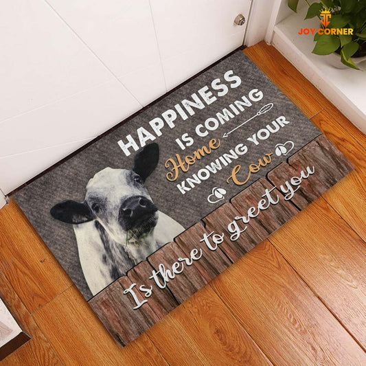 Joycorners Speakle Park Happiness Is Coming Home Knowing Your Cow Doormat