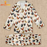 Joycorners Chicken Flower Pattern 3D Pajamas