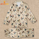 Joycorners Chickens Pattern 3D Pajamas
