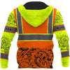 Joycorners Custom Name Mechanic Safety Printed 3D Hoodie
