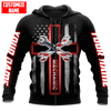 Joycorners Custom Name American Mechanic Printed 3D Hoodie