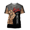 Joycorners Custom Name Mechanic Camo Printed 3D Hoodie