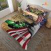 JoyCorners Tractor 3D US Flag Bedding Set