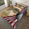 JoyCorners Sheep 3D US Flag Bedding Set