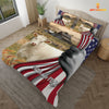 JoyCorners Charolais 3D US Flag Bedding Set