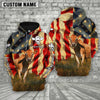 Joycorners Farm Custom Text And Logo Jersey US Flag 3D Printed Hoodie