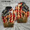 Joycorners Farm Custom Text And Logo Jersey US Flag 3D Printed Hoodie