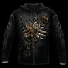 Joycorners Custom Name Steampunk Mechanic Skull Printed 3D Hoodie