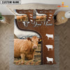 JoyCorners Limousin On Farm Brown 3D Bedding Set