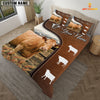 JoyCorners Limousin On Farm Brown 3D Bedding Set