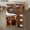 JoyCorners Simmental On Farm Brown 3D Bedding Set